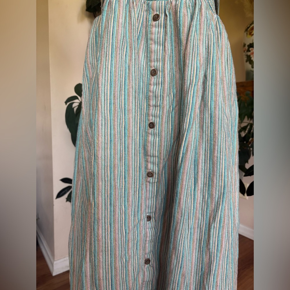 American Eagle - Strapless Striped Maxi Dress - Picture 3 of 8